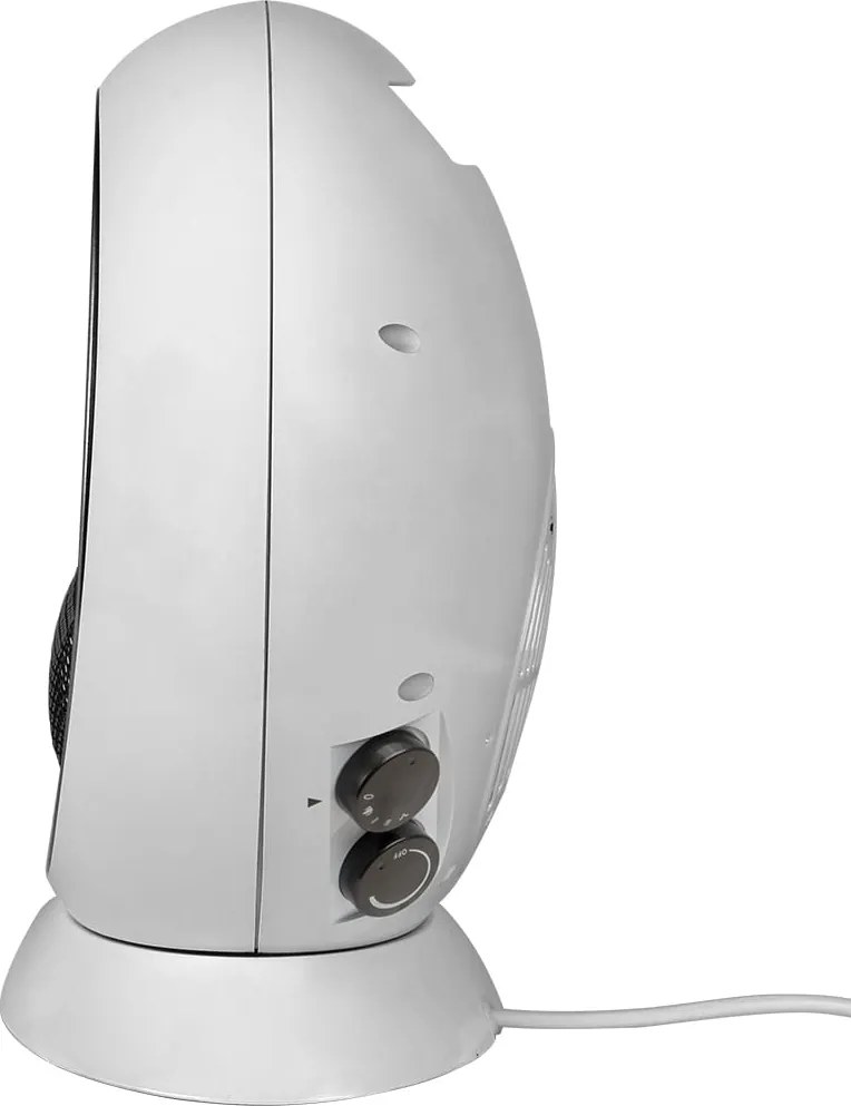 Aquecedor com lareira de 1500W, 35 x 31 x 18 cm Branco