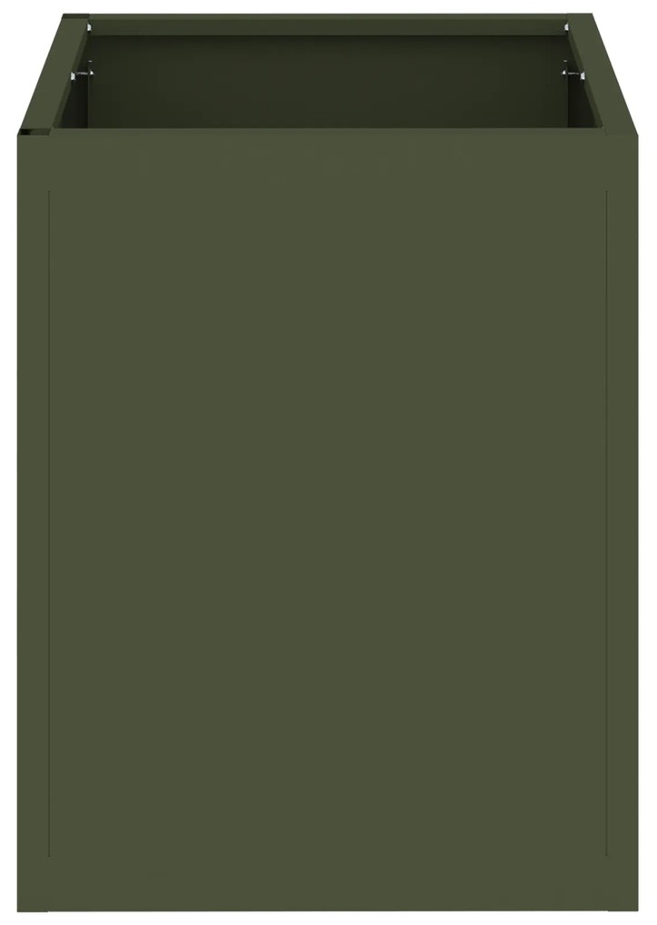 Vaso de Jardim Verde Azeitona 50 x 32 x 40 cm