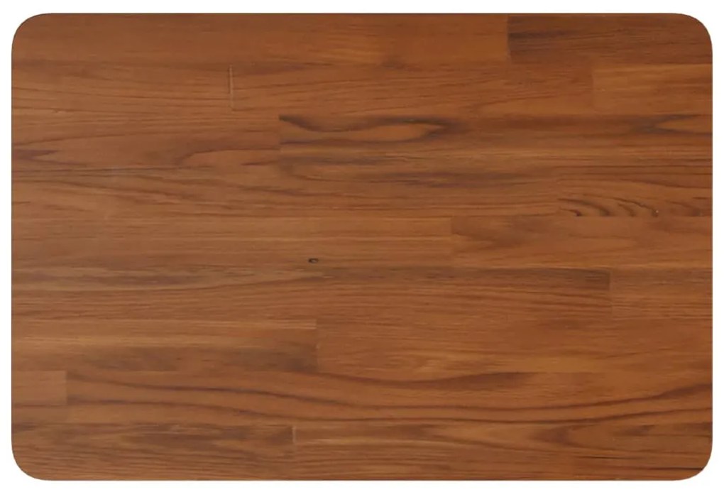 Bancada p/ WC 60x40x2,5 cm madeira tratada castanho-escuro