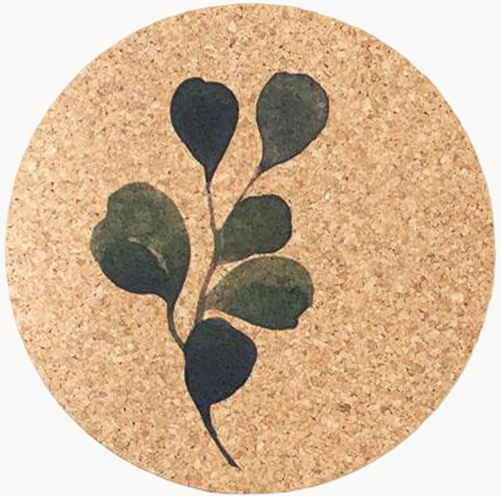 Bases para copos Flora, conjunto de 6