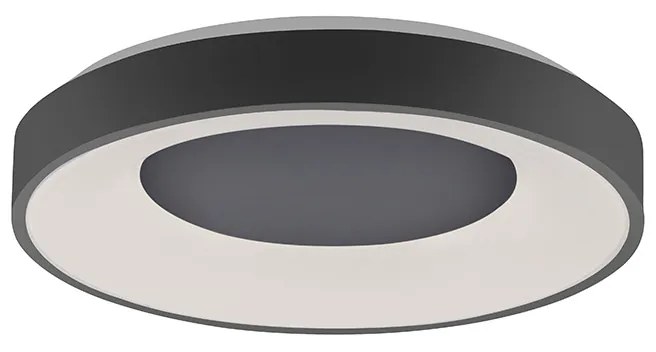 Candeeiro de tecto moderno preto LED regulável 3 etapas - STEFFIE Moderno