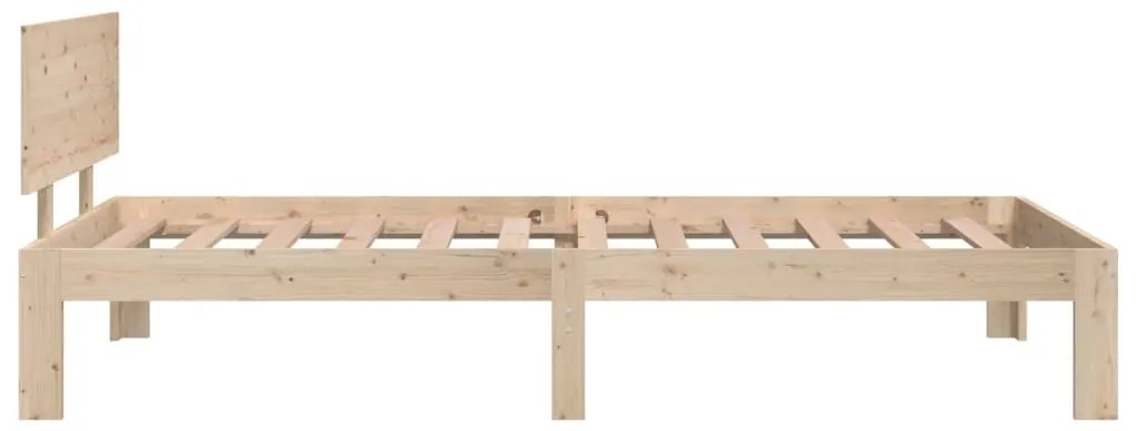 Estrutura de cama solteiro 90x190 cm madeira maciça