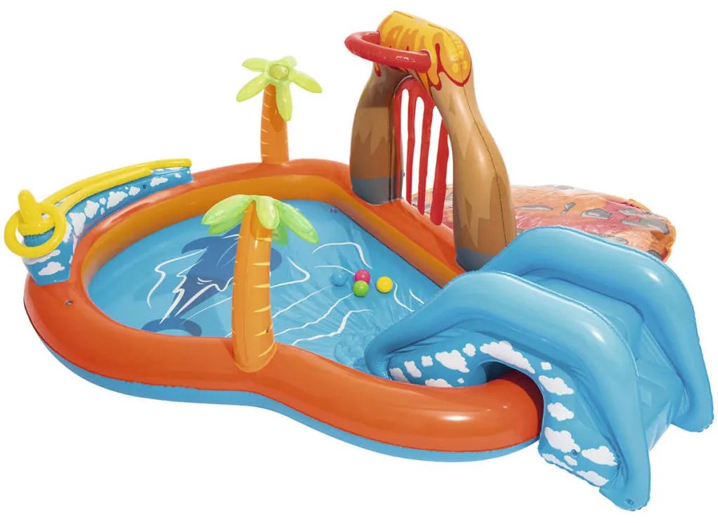 91235 Bestway Centro de jogos insuflável Lava Lagoon 53069