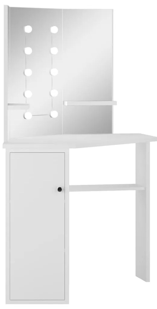 Mesa de maquilhagem/toucador com luzes LED branco claro