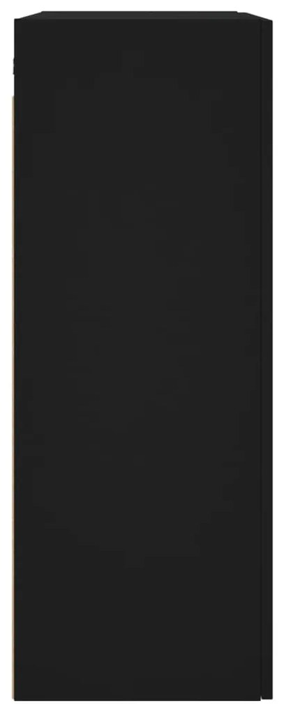 Armário de parede 69,5x34x90 cm preto