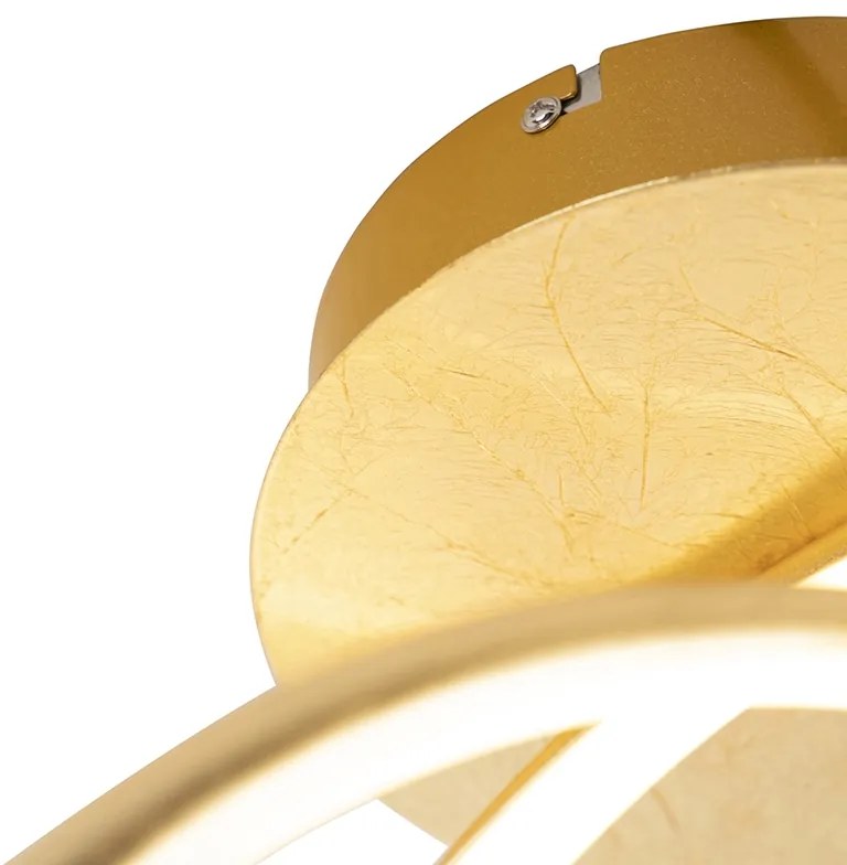 Candeeiro de teto design ouro incl. LED - Viola Design,Moderno