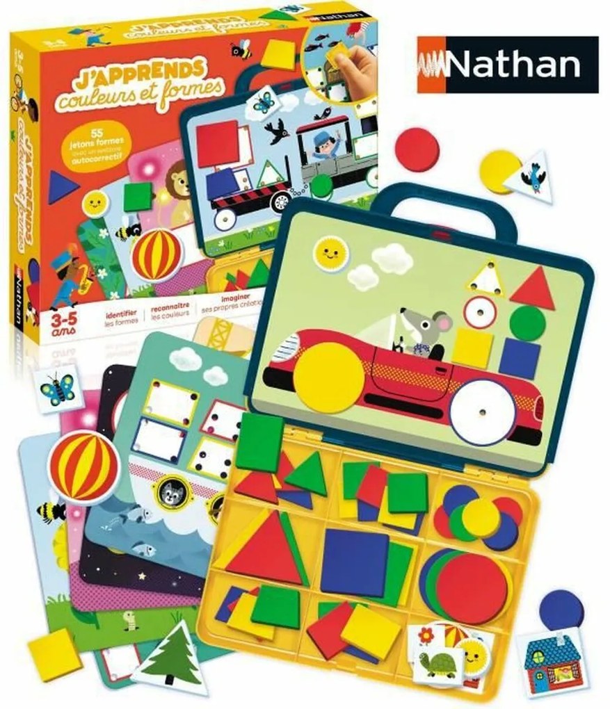 Jogo de Mesa Nathan I Am Learning Colors And Shapes (fr)