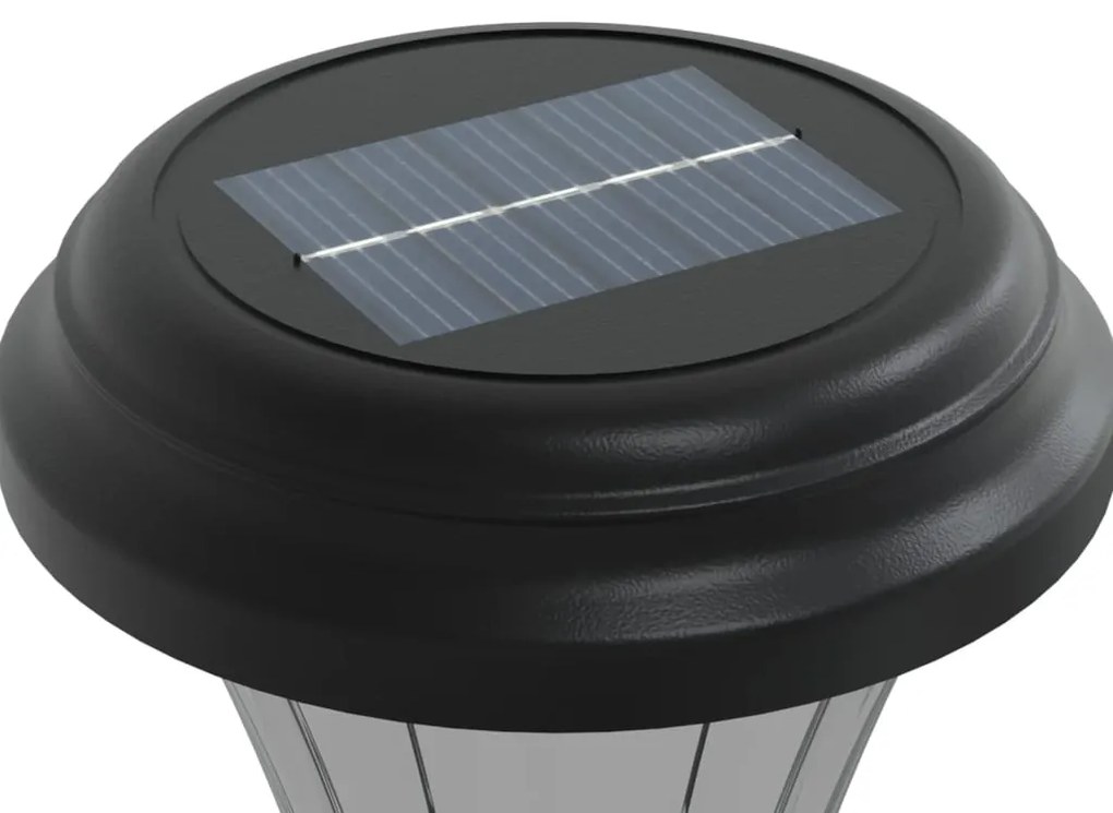 Luzes solares para caminhos com espigões 12 pcs branco