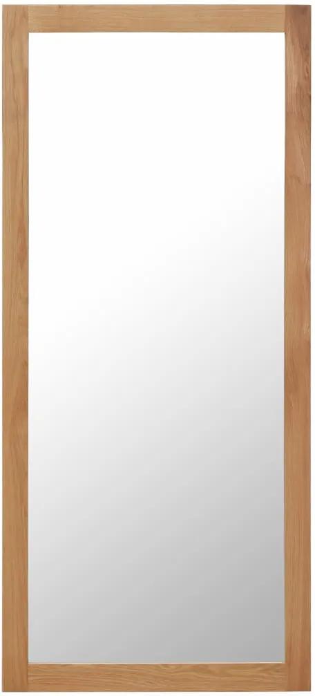 Espelho 50x140 cm madeira de carvalho maciça