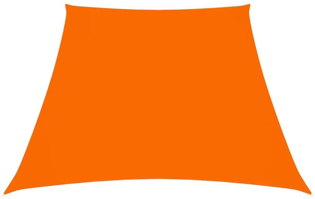 Para-sol estilo vela tecido oxford trapézio 3/4x2 m laranja