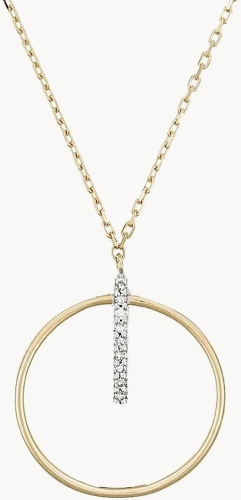 Colar em prata com diamantes Cercle Prodigieux