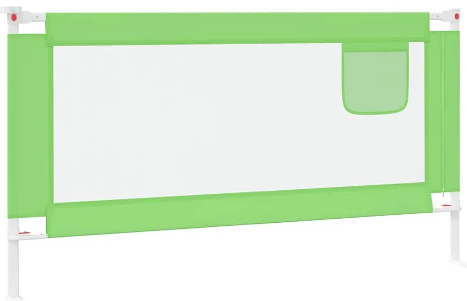 Barra de segurança p/ cama infantil tecido 160x25 cm verde