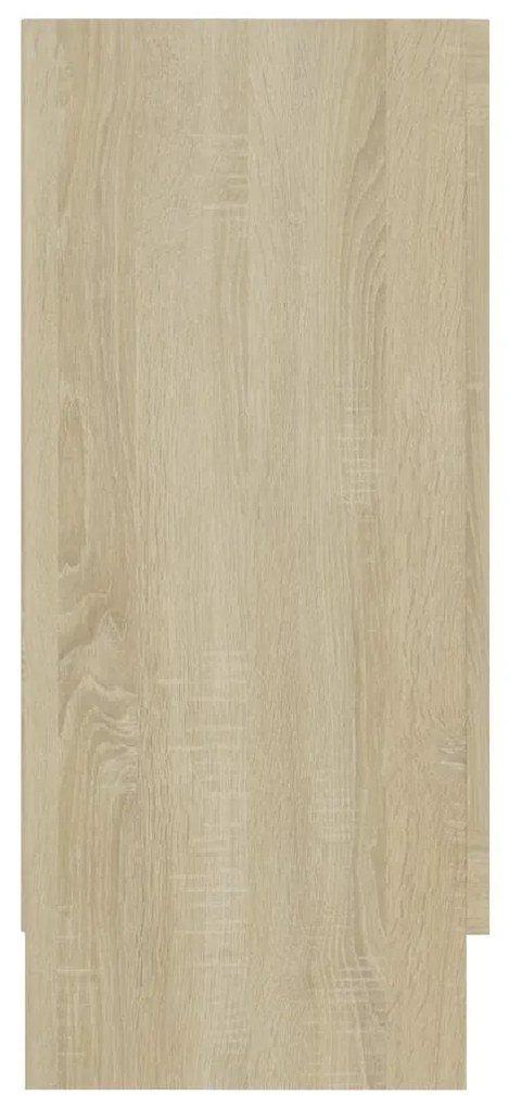 Aparador 120x30,5x70 cm derivados de madeira carvalho sonoma