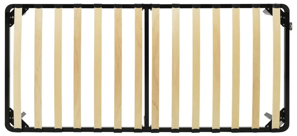 Estrutura de cama 100x200 cm metal preto