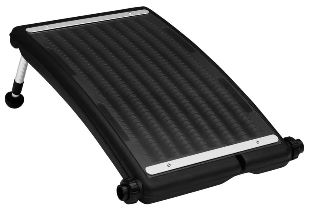 Painéis de aquecimento solar curvos p/ piscina 3 pcs 72,5x46 cm