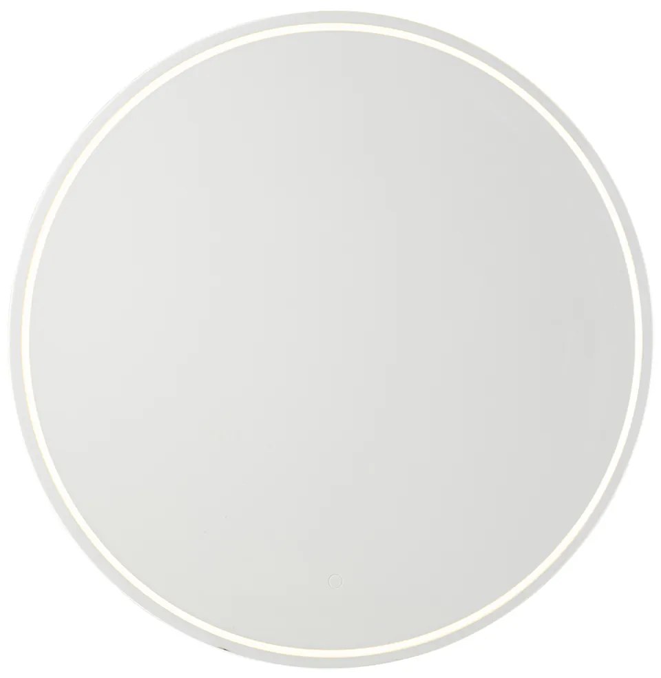 Espelho de casa de banho moderno 80 cm com LED e dimmer tátil - Sebas Moderno