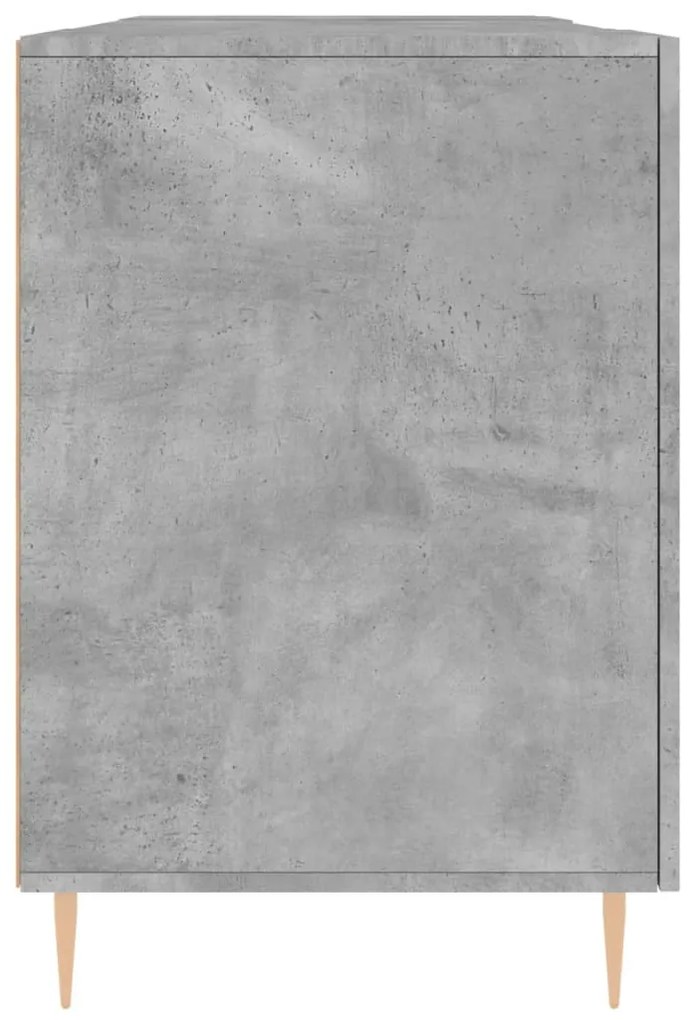 Secretária 140x50x75 cm derivados de madeira cinza cimento