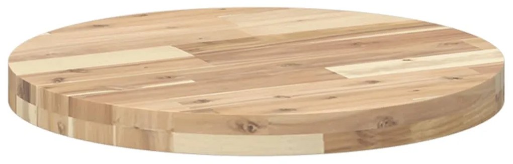Tampo de mesa redondo Ø50x4 cm madeira de acácia maciça