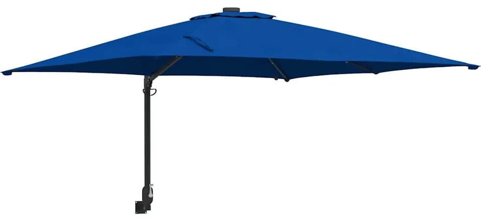 Guarda-sol de Jardim Azul Azur 248.5 x 247.5 x 160 cm tecido