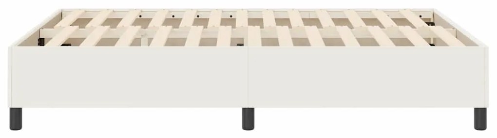 Cama Box Spring vidaXL Creme 140x200 cm em Tecido Cotelê