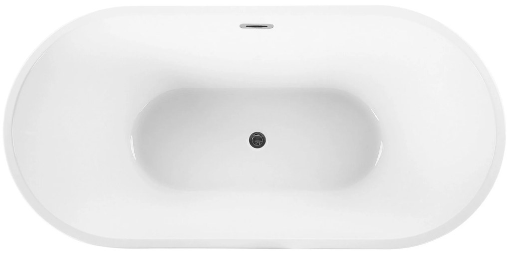Banheira autónoma em acrílico preto 170 x 72 cm HAVANA Beliani