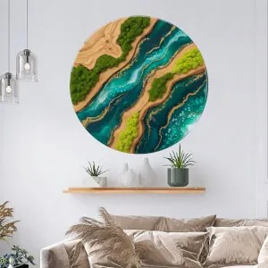 Autocolante musgo - Forest river