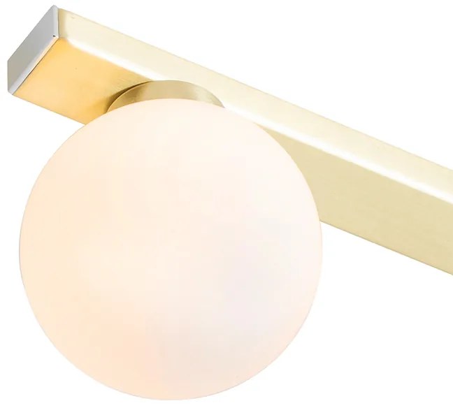 Candeeiro de teto moderno em latão IP44 4-luzes - Cederic Moderno