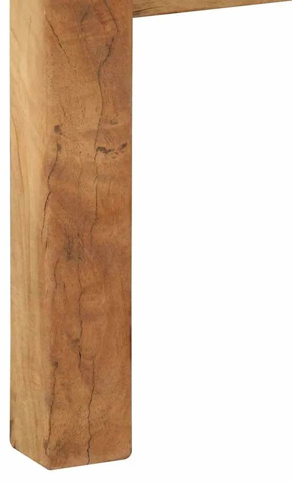 Mesa de Café 110x55x35 cm Madeira Sólida Recuperada