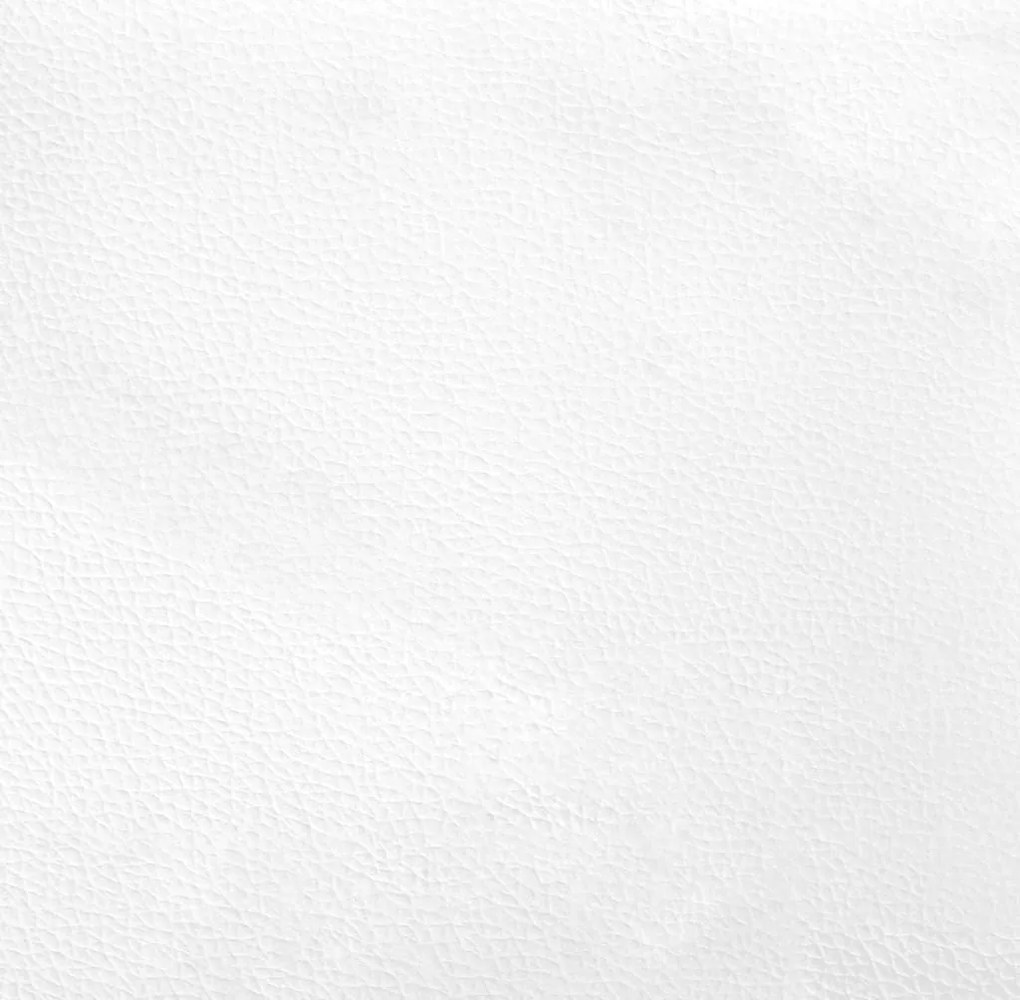 Poltrona 60 cm couro artificial branco