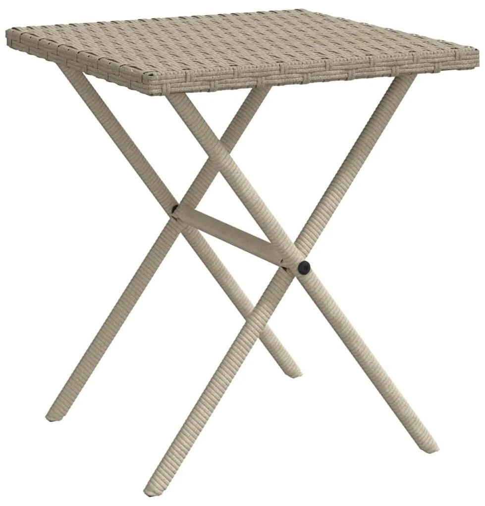 Espreguiçadeiras com mesa 2 pcs vime PE cinzento-claro