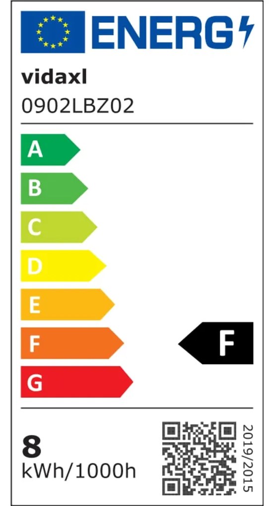 Lâmpada de aquário LED com braçadeira 35-55 cm azul e branco