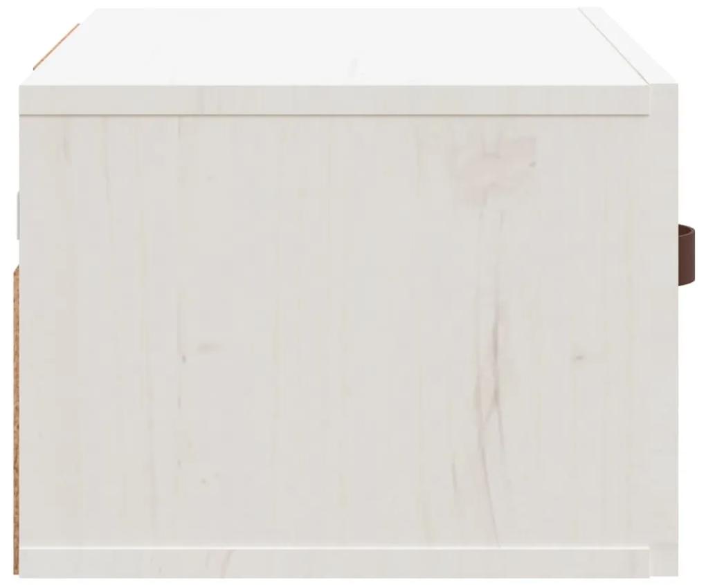 Mesa de cabeceira montagem na parede 40x29,5x22 cm branco