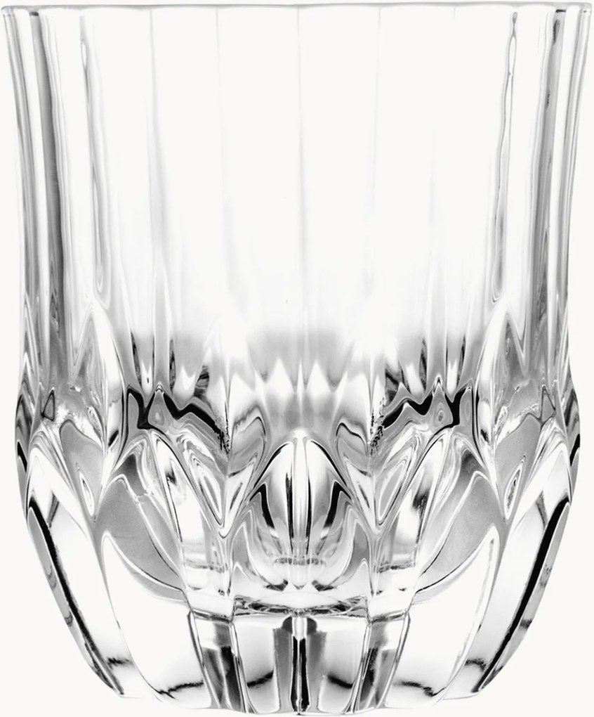 Copos de cristal com relevo Adagio, conjunto de 6