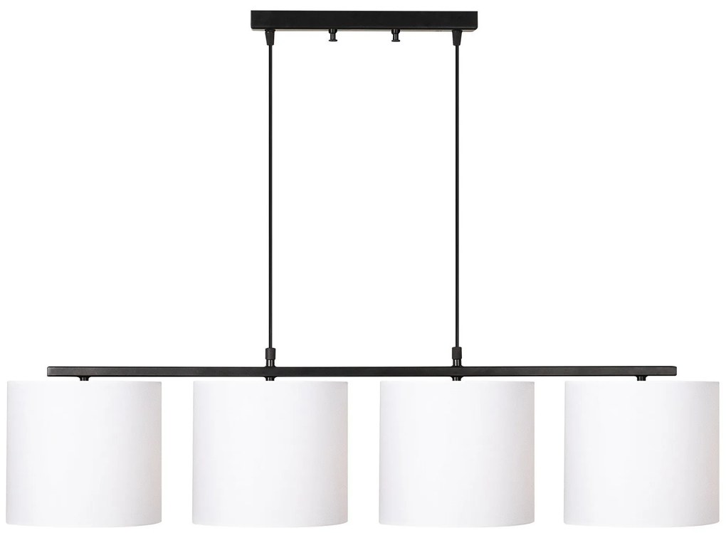 Chandelier Valiz – Preto e Branco – 110 x 25 cm