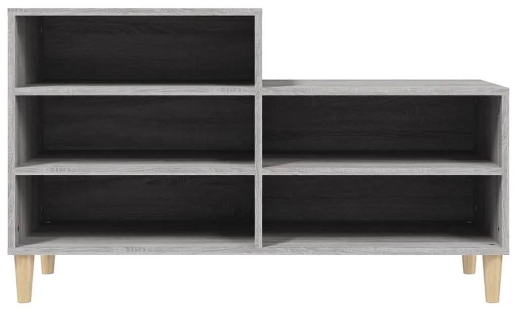 Sapateira 102x36x60 cm derivados de madeira cinzento sonoma