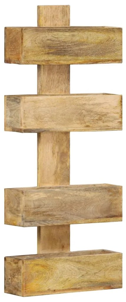 vidaXL Suporte de parede para revistas 30x11x72 cm mangueira maciça