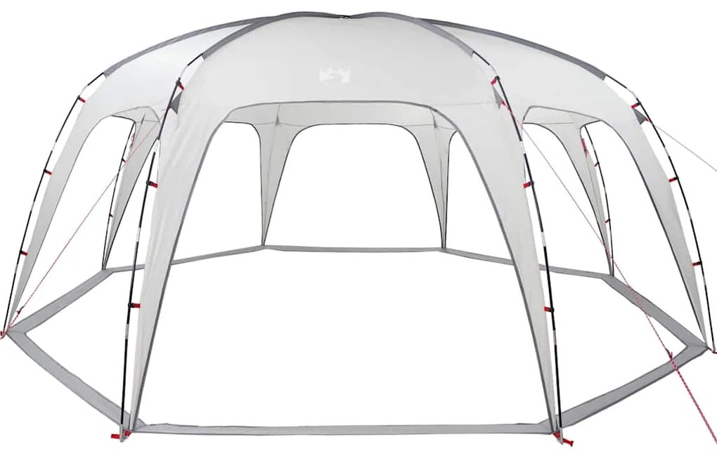 Tenda de festas impermeável cinzento