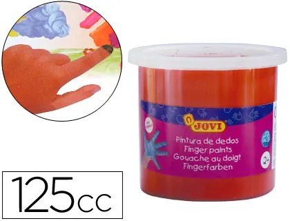 Estojo Jovi Pintura a Dedos 125 Ml Vermelhao Opaco