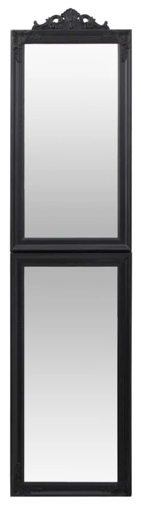 Espelho de pé 45x180 cm preto
