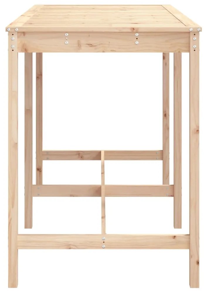 Mesa de jardim 159,5x82,5x110 cm madeira de pinho maciça