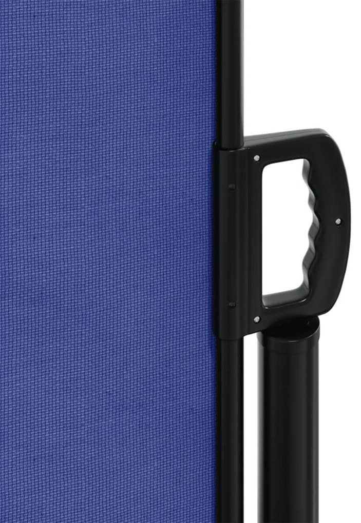 Toldo lateral retrátil 220x300 cm azul