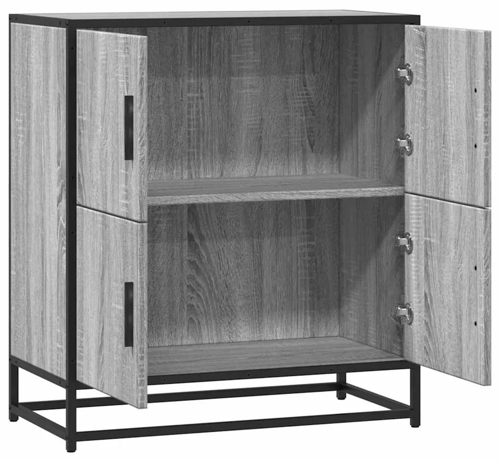 Aparador 68x35x76 cm deriv. de madeira cinzento sonoma