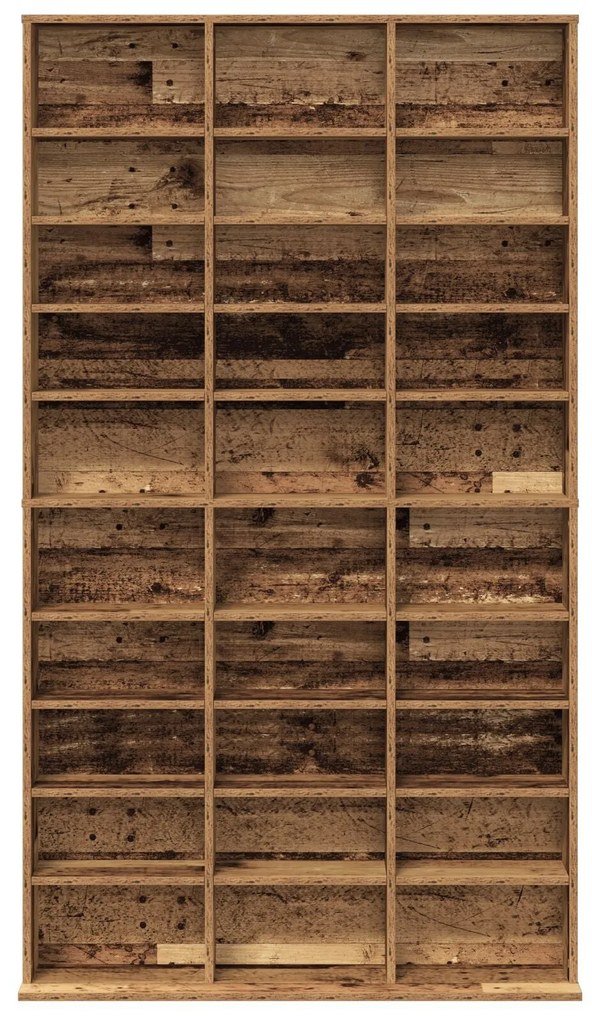 Gabinete para CDs - Madeira Velha - 101x23x177,5 cm - Madeira Engenhei