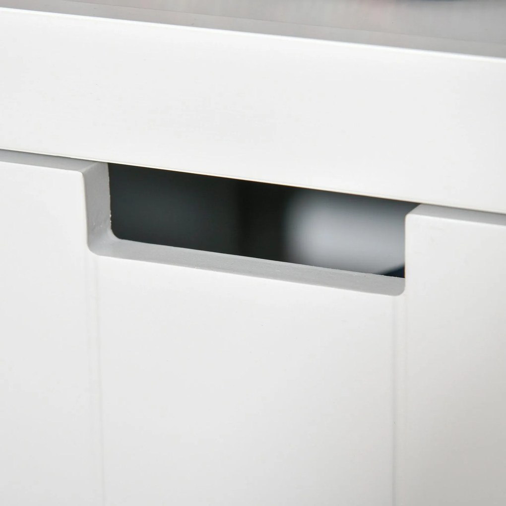 Aparador Kiut de 100cm - Branco - Design Moderno