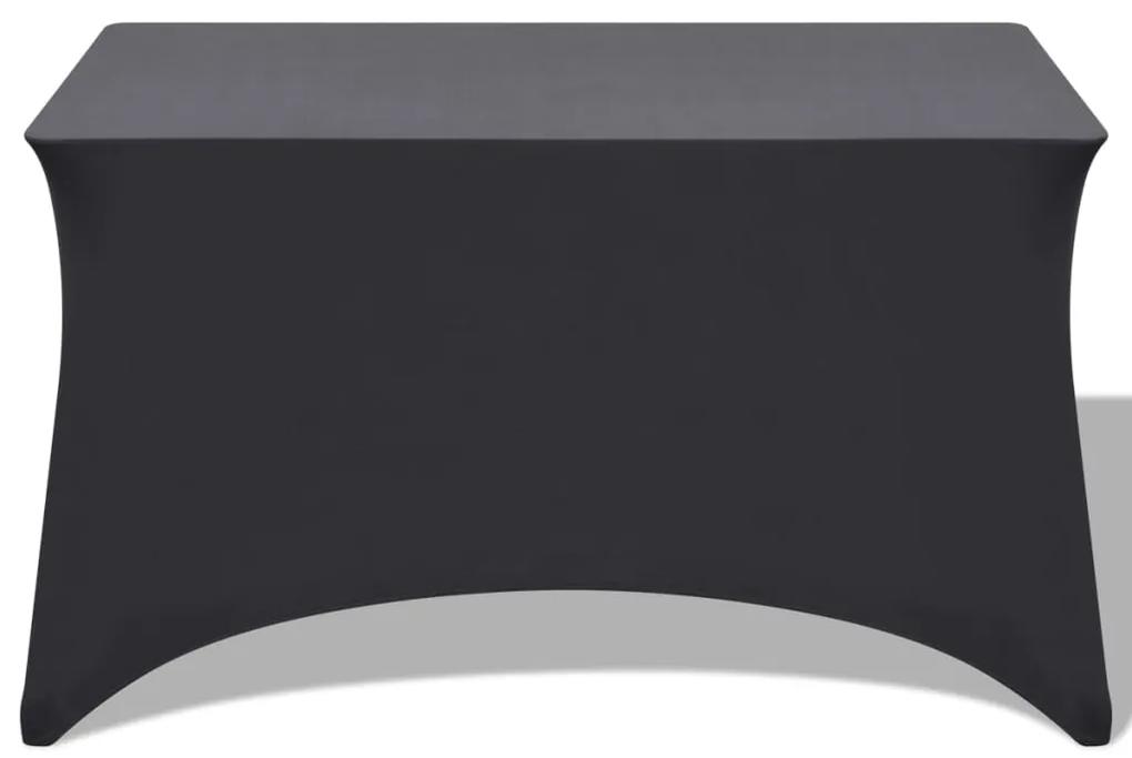 Capa extensível para mesa 2 pcs 183x76x74 cm antracite