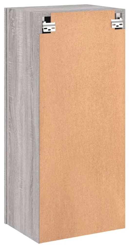 Móvel parede TV 40,5x30x90 cm derivados de madeira cinza sonoma