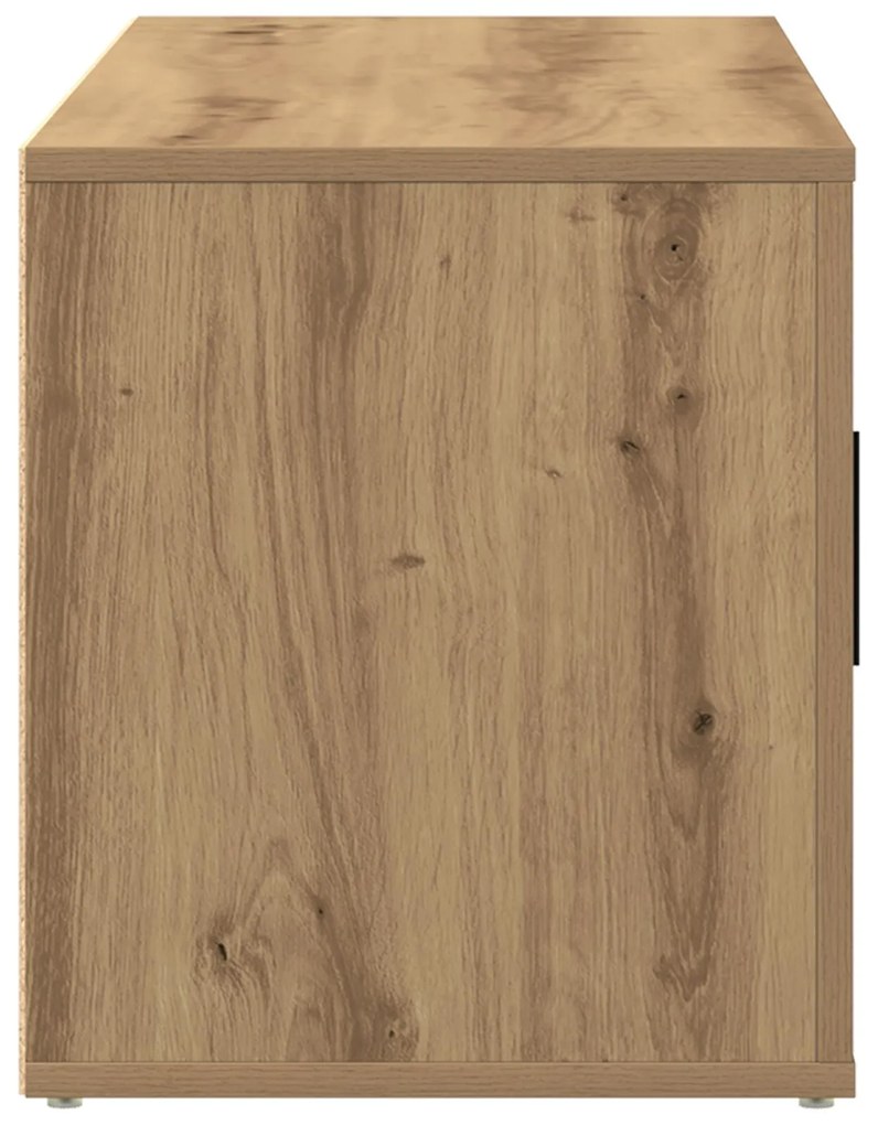 Armário de TV vidaXL Carvalho Artisan 100x35x40 cm Madeira engenheirad