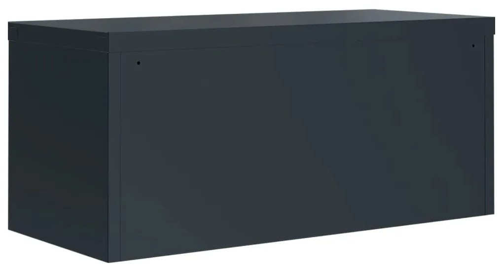 Arquivador 90x40x220 cm aço antracite