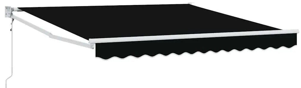 Toldo Retrátil Automático Preto 300x250 cm