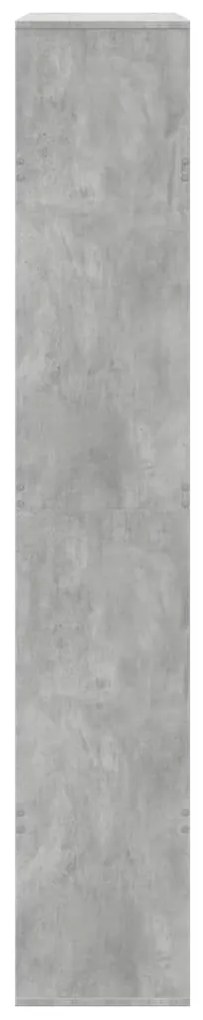 Estante 100x33x187,5 cm derivados de madeira cinzento cimento